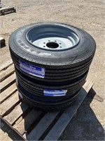 215/75/R17.5 Trailer Tires On Rims