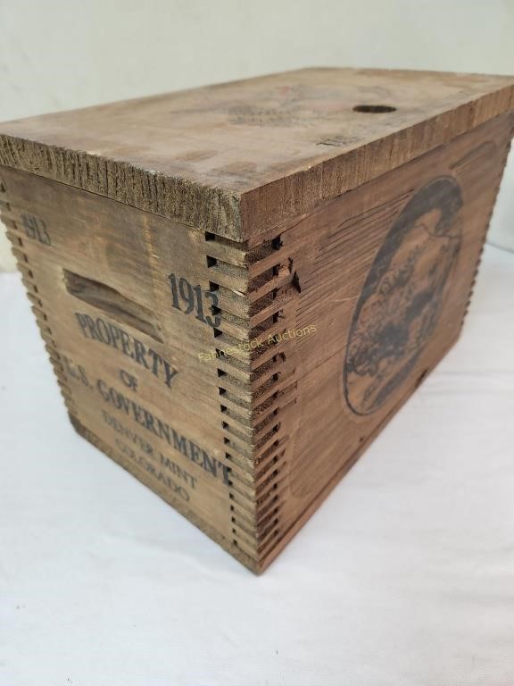 1913 Buffalo Nickel Crate US Government