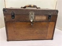 Antique Wooden Multi Drawer Machinist Tool Chest