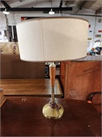 Mid century modern table lamp 24 in