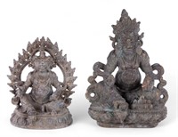 Brass And Bronze Jambhala Statues (2)