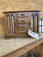 Small Wooden Jewelry Armoire