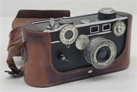 Argus Vintage Camera in Leather Case