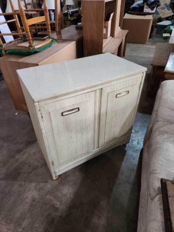 Barn style cabinet 39x30x18 on casters