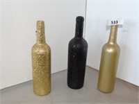 Approx 40 Decorated Bottles