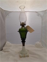 Oil Table Lamp no chimney 14"H
