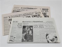 (3) Reprint 1929, '33 & '34 Newspapers