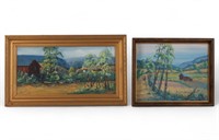 Richard Schultz (1915-2007) Landscape Paintings