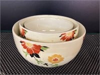 Hall floral radiance nesting mixing bowl set