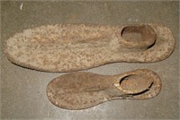 2 Cast Iron Shoe Cobbles 10 1/2 & 7