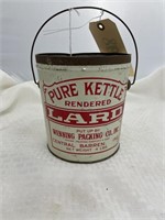 Pure Kettle Lard Tin no lid