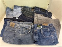 10 pair mens jeans size 42 x 30