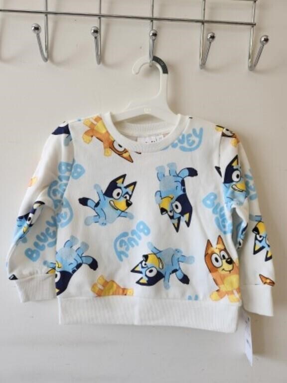 Bluey Sweatshirt Size 18 months New with Tags