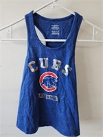 Chicago Cubs Baseball Tank Top Girls Size Xsmall