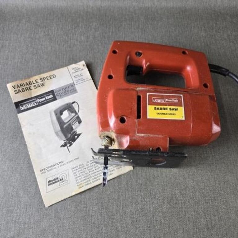 Montgomery Ward Variable Speed Sabre Saw