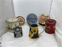 Advertising Tins Approx 7