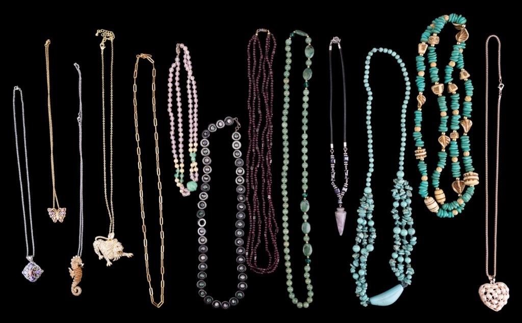 Semi-Precious and Costume Necklaces