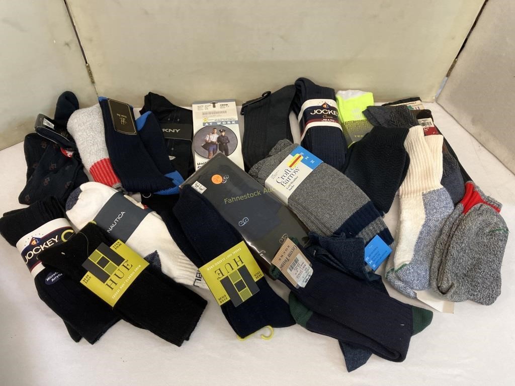 Box of Men’s Socks mostly new