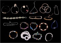 Semi-Precious & Costume Bracelets (19)