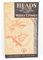 Walter T Foster Heads from life Drawing Book