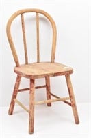 Shabby Chic Child's Wood Chair