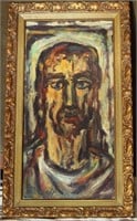 Oil on Board Christ After Georges Rouault