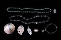Vintage Necklace & Shell Pendants