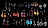 Turquoise & Other Beaded Earrings