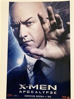 X-Men: Apocalypse James McAvoy Signed Movie Poster