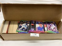 Box of Mixed Baseball Cards
