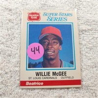 1986 Meadow Gold Willie McGee