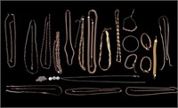 Gold Tone Necklaces & Bracelets