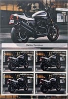 Harley Davidson Stamp Set