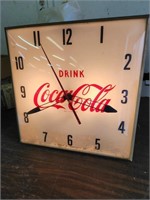 PAM Coca Cola Square Clock