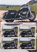Harley Davidson  Stamp Set