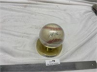 Autographed Baseball Jody Davis