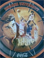 IU collector’s metal tray 1976 championship 13in