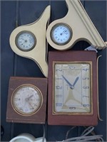 Group of older clocks GE, McClintic, & mantle