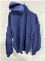 HANES SOFTCOMFORT BLUE HOODIE - SIZE XL