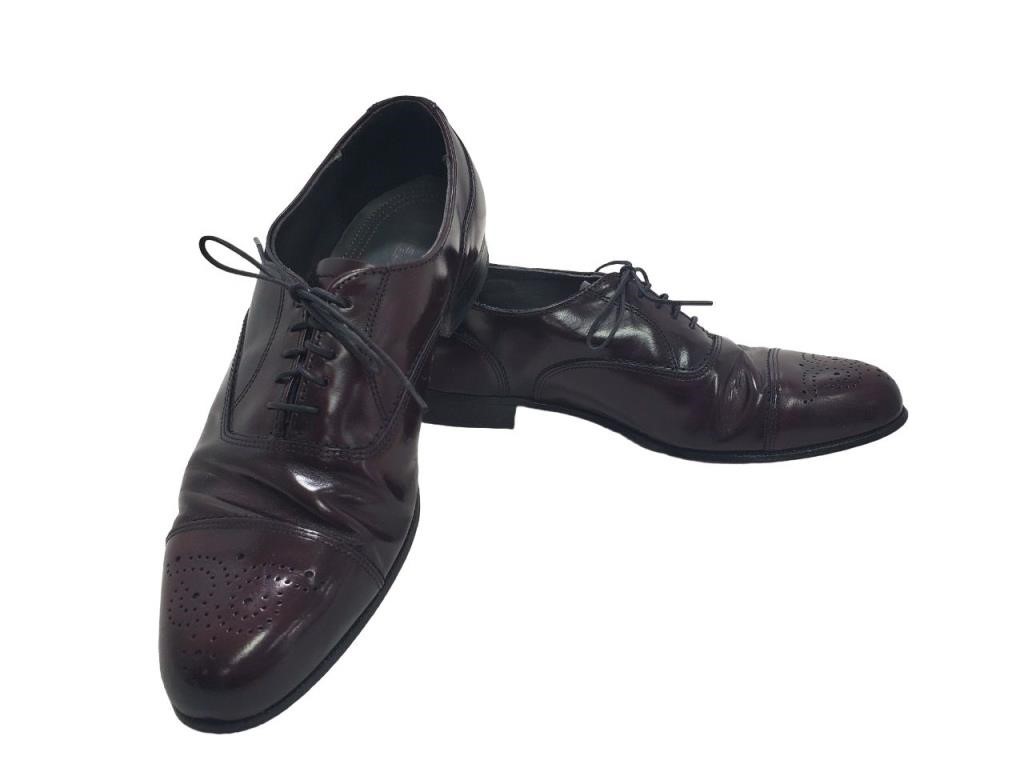 Dexter Size 9 1/2 Leather Sole Lace Up Shoes M294