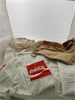 2 Retro Coca Cola Aprons & Warehouse Shirt