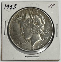 1923 Silver Peace Dollar Very Fine