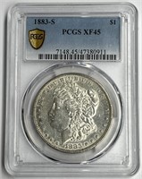 1883-S Morgan Silver Dollar Graded PCGS XF45