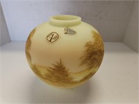 Fenton Glass Vase signed 6 in