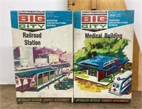 2 NEW old stock 1964 Big City model kits