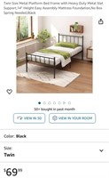 Twin bed Frame (New)