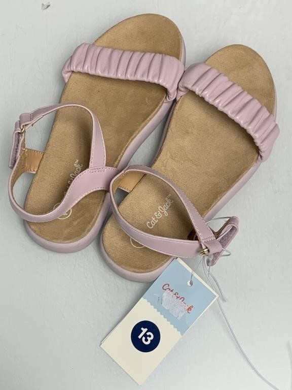 Girl's Size 13 Sandals (Open Box, new)