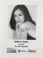 Rebecca Budig signed photo