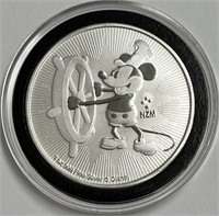 2017 Niue Steamboat Willy One Ounce Silver