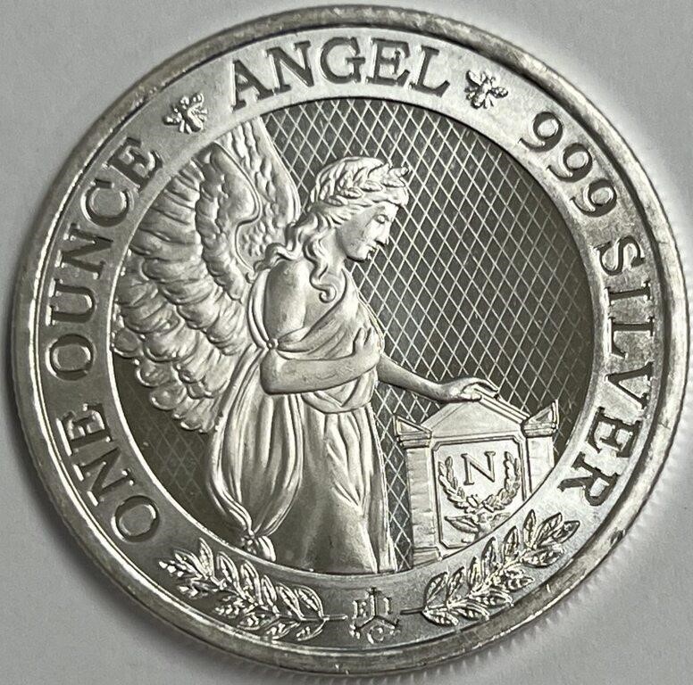 2021 East India Co. Angel One Ounce .999 Silver